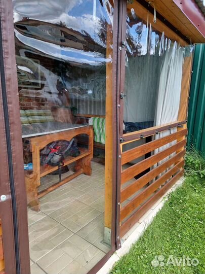 Мягкие окна в беседку