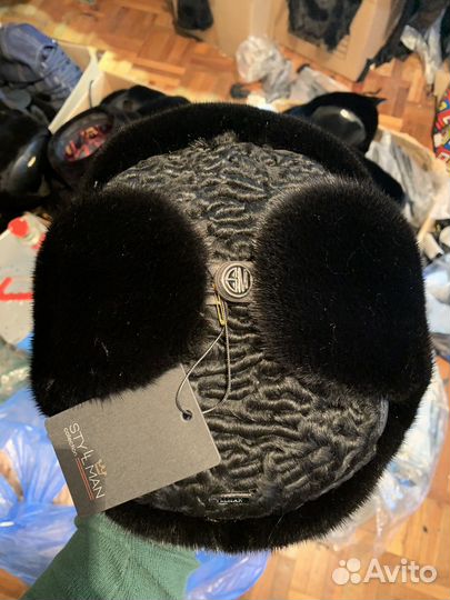 Ушанка Каракуль с Канадской норкой