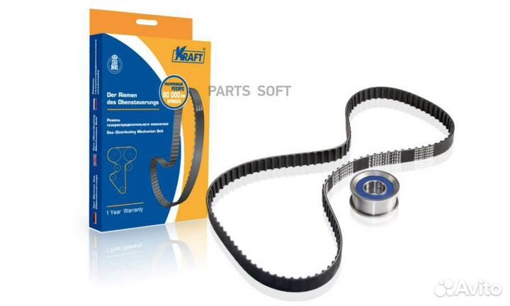 Kraft KT685498 Комплект ремня грм ваз 2108 8кл. (р