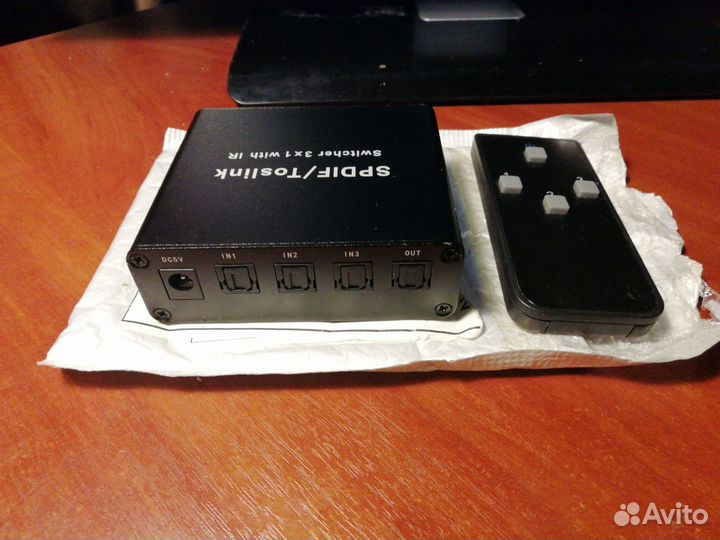 Цифровой переключатель spdif/Toslink switcher 3*1