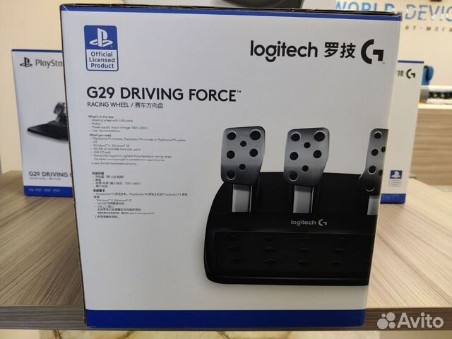 Новый игровой руль Logitech G29 (PS/PC). Гарантия объявление продам