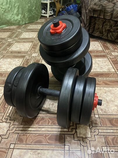 Гантели. Гантели разборные.2 по 20кг/Общий 40кг