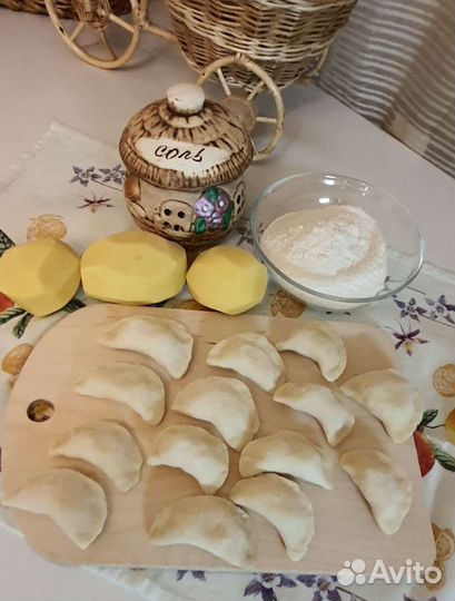 Вареники домашние с картошкой