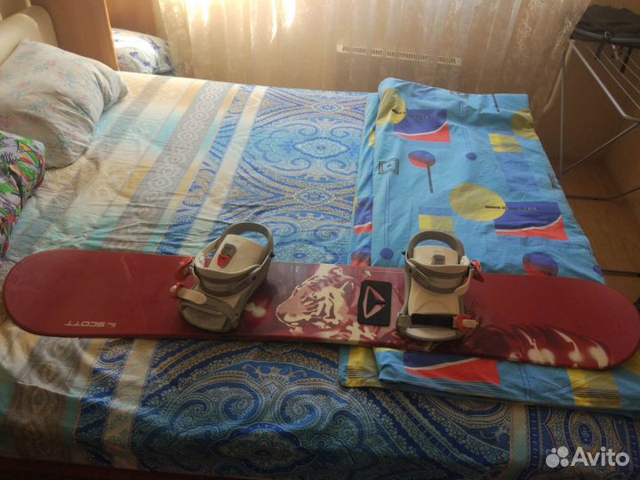 Сноуборд 155 Scott кембер, rossignol крепы, боты 4