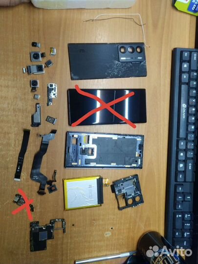 Запчасти Zte axon 40 ultra сгорел процессор