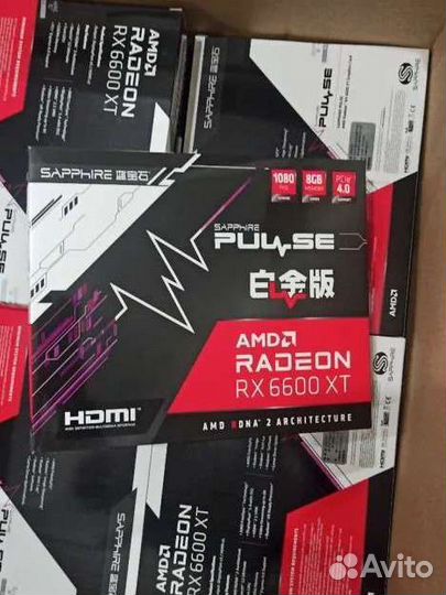Видеокарта Sapphire rx6600xt pulse8GB Пам Samsung