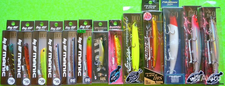 Воблеры:daiwa,deps,duo,eclipse,ever green и др