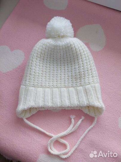 Шапка детская зимняя 46-48, ручная работа