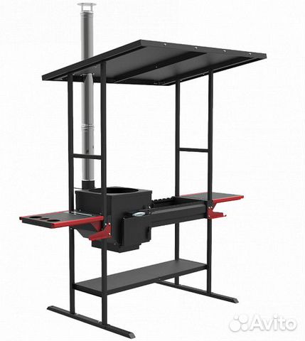 Печь-мангал Grillver Искандер Инклайн Эйр 400 NEW