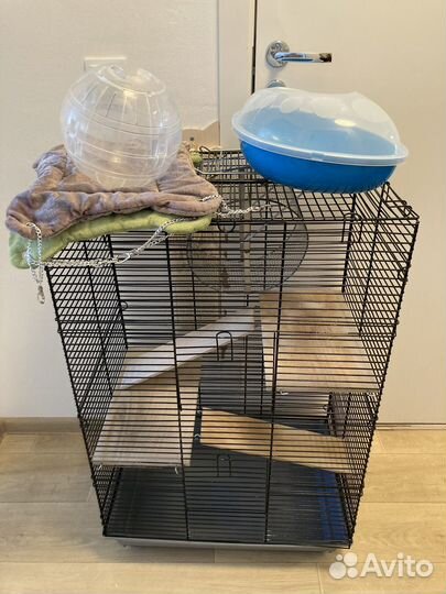 Клетка для грызунов (шиншилл, дегу, крыс.)