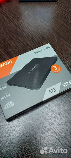 SSD-диск для ноутбука или PC 512GB Sunwind ST3 2,5