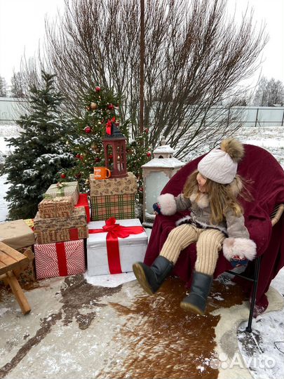 Шапка с натуральным мехом енота