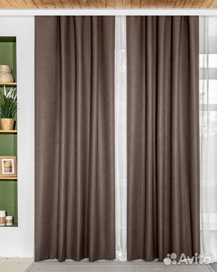 Шторы блэкаут Массимо готовые и на заказ