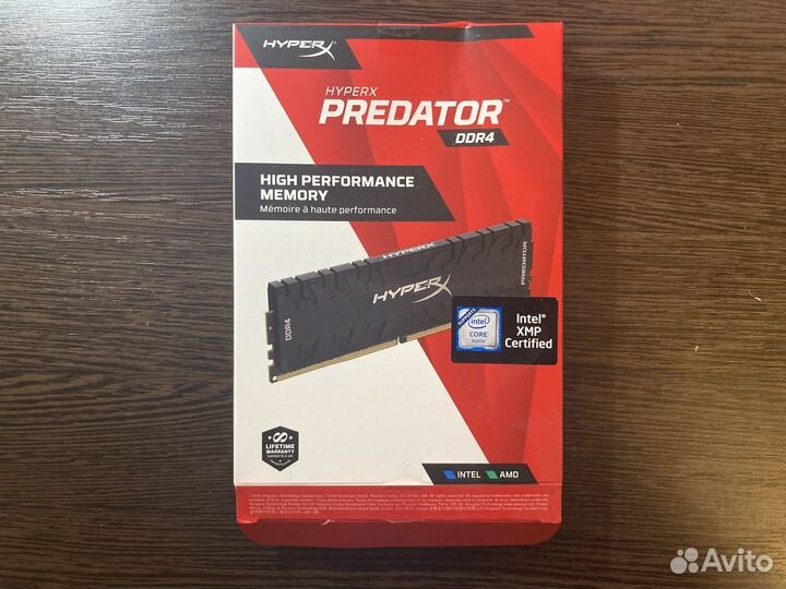 Озу HyperX Predator 3200MhZ 2x8Gb