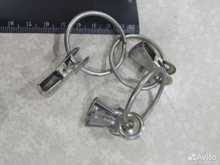 Кольца с прищепками для гардин СССР