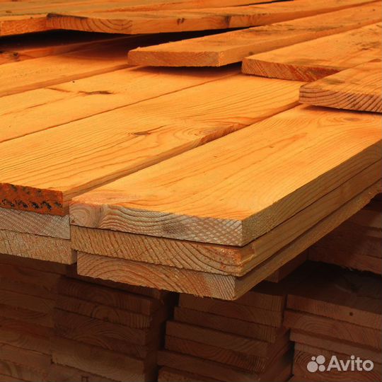 Шлифованные доски лиственницы 50x130 мм, идеальное качество поверхности