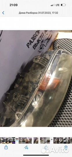 Фара правая Fiat Punto 2005