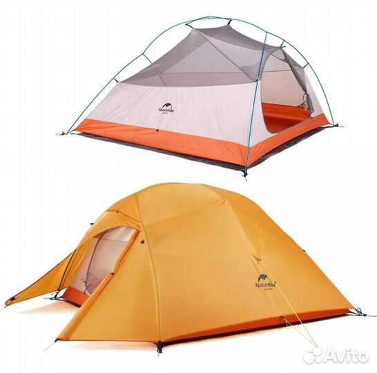 Палатка Naturehike Cloud Up 2-местная, ал.каркас