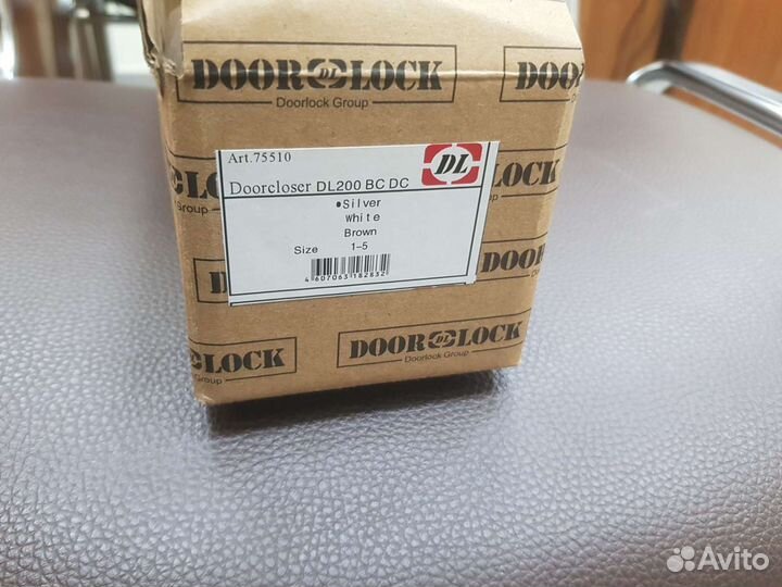 Доводчик дверной Door locK DL 200, size 1-5, silve