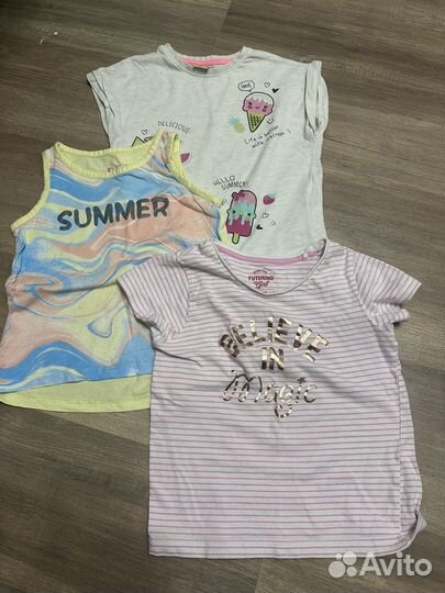 Пакет летних вещей для девочки 110-116