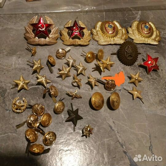 Значки советские Ленин, армия СССР