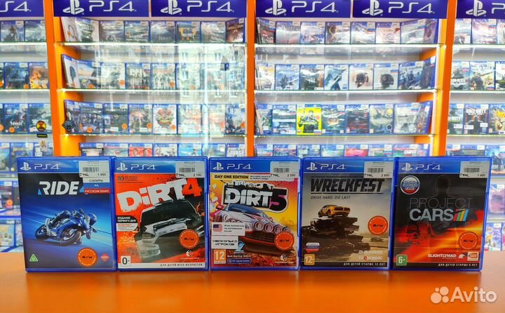 Игры для Playstation 4 Подборка гонок