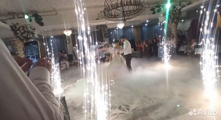 Тяжёлый дым. Холодные фонтаны. Спецэффекты