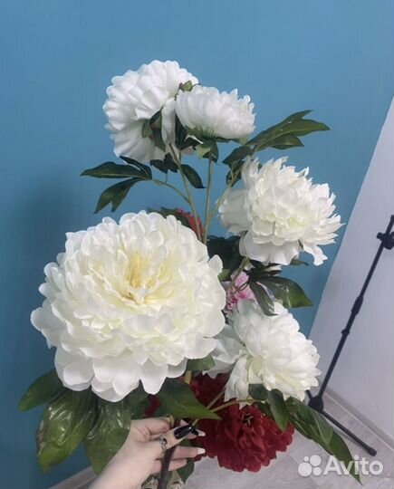 Гортензия искусственная искустенные цветы