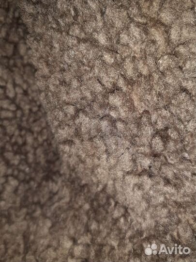 Натуральный мех для рукоделия, овчина беж