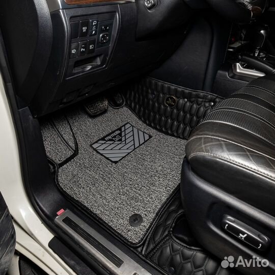 3D коврики из экокожи в авто от производителя