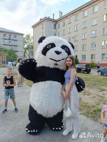 Поздравление от мишки панды