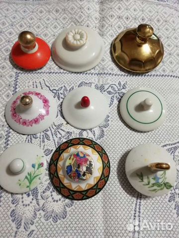 Крышки от чайников, сахарниц