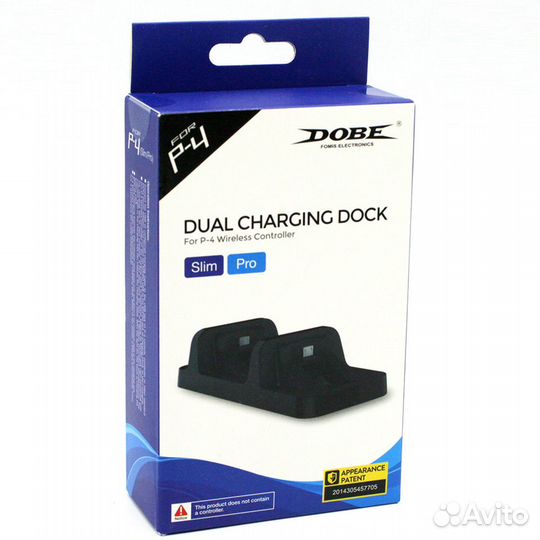 Зарядная станция для джойстиков PS4 новая