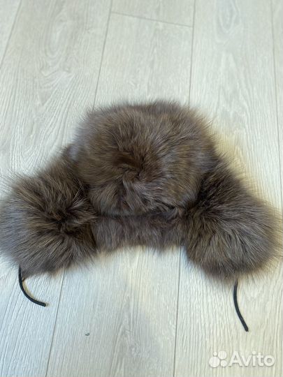 Шапка из цельной шкуры песца