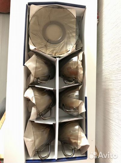 Чашка чайная, кофейная с блюдцем