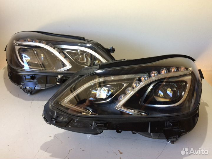 Фары Full Led рестайлинг на Mercedes E-Class W212