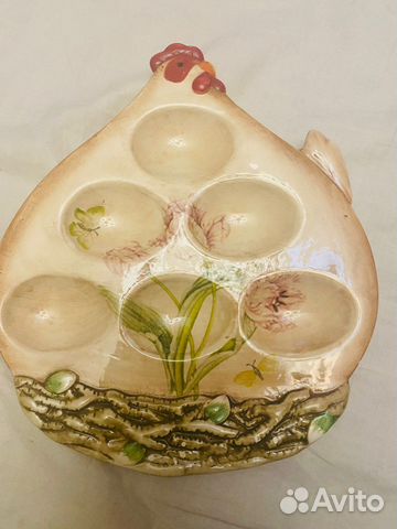 Тарелка пасхальная с курочками