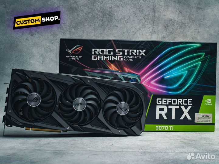 Asus RTX 3070 Ti Rog Strix OC 8Gb