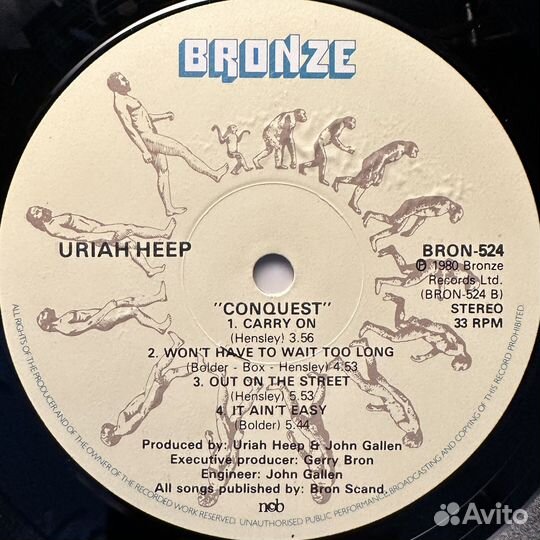 Uriah Heep – Conquest (Скандинавия 1980г.)