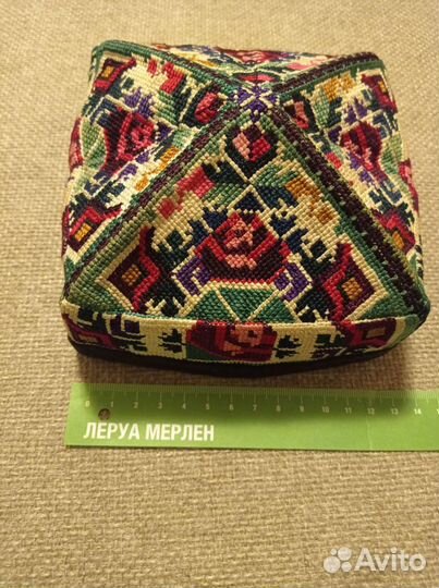 Подарок Тюбетейка старинная ручная вышивка дуппи