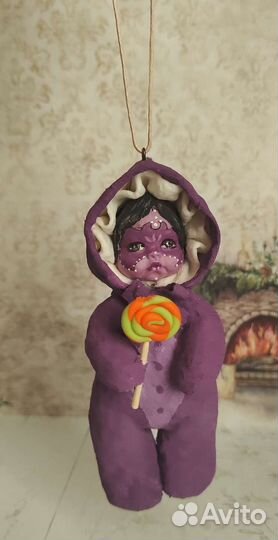 Ватные елочные игрушки