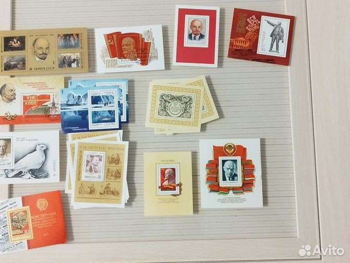 Почтовые блоки СССР, Ленин