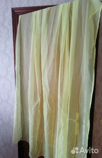 Шторы, капрон 2шт