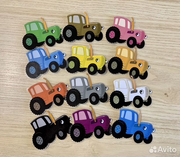 Развивающая игра синий трактор