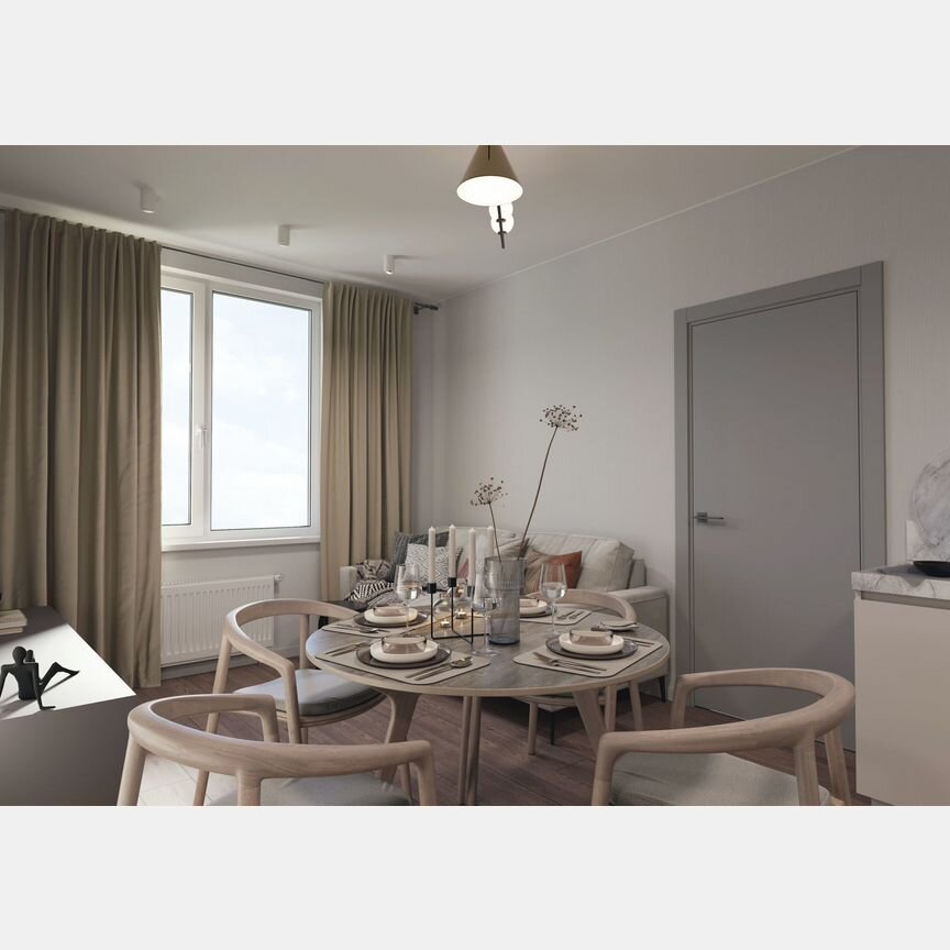 1-к. квартира, 34 м², 2/20 эт.