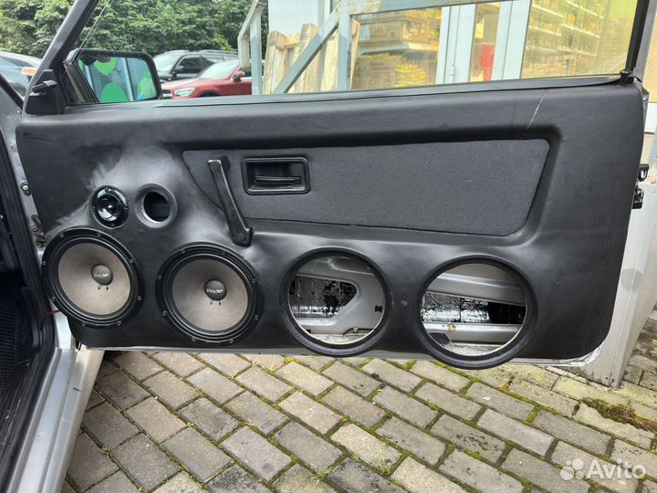 Дверные карты ваз 2108-2113 4х20 2 рупора