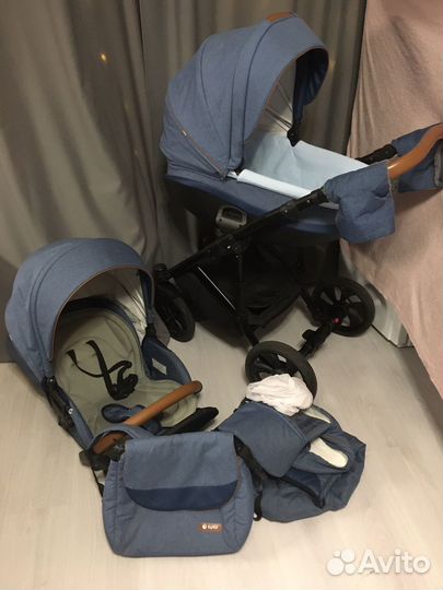 Коляска tutis mimi style 2 в 1 (цвет jeans)