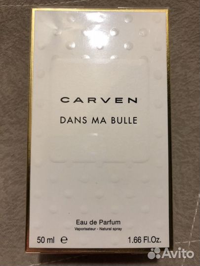 Парфюмированная вода carven dans ma bulle 50мл