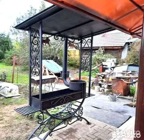 Мангал С крышей