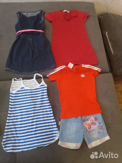 Пакет вещей на дев.104-110